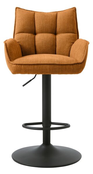 Oranžové barové židle s nastavitelnou výškou v sadě 2 ks Marilla – Unique Furniture