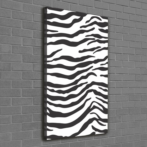Vertikální Vertikální Foto obraz na plátně do obýváku Zebra pozadí ocv-87477290