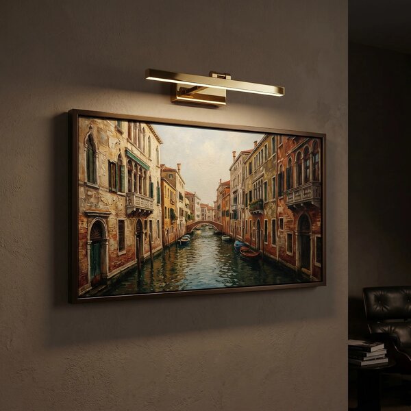 Toolight Koupelnové nástěnné LED osvětlení APP1861-1W 60 cm zlatá