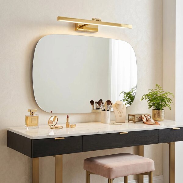 Toolight Koupelnové nástěnné LED osvětlení APP1861-1W 60 cm zlatá