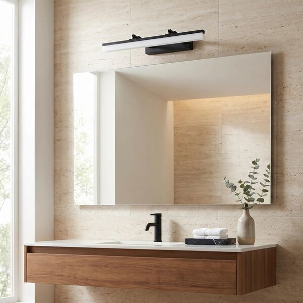 Toolight Koupelnové nástěnné LED osvětlení APP1878-1W 40cm černá