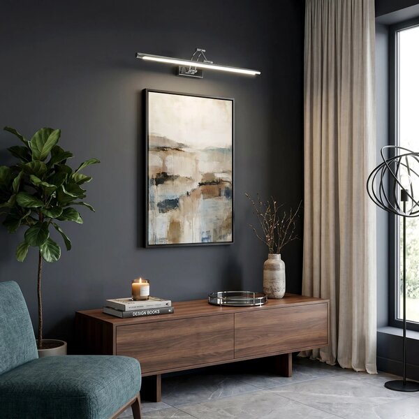 Toolight Koupelnové nástěnné LED osvětlení SWE017-1W 60cm chrom