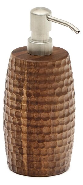 Hnědý dřevěný dávkovač mýdla Fraz – Kave Home