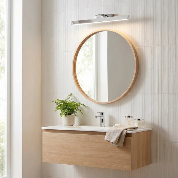 Toolight Koupelnové nástěnné LED osvětlení SWE002-1W 58cm chrom