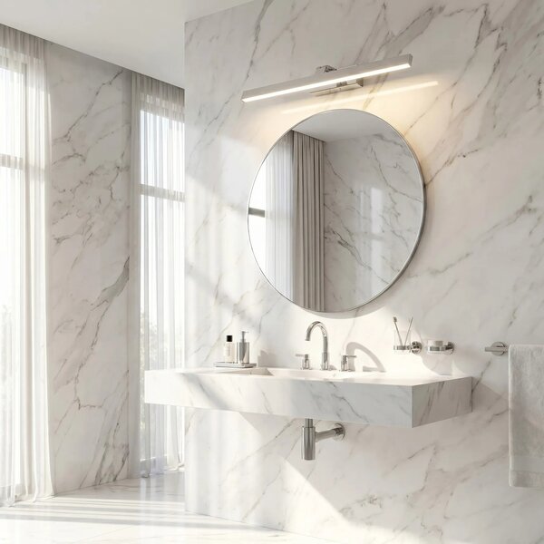Toolight Koupelnové nástěnné LED osvětlení SWE002-1W 58cm chrom