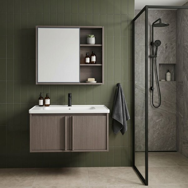 Sada koupelnového nábytku s umyvadlem Gama T25023 KJM 80CM
