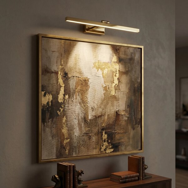 Toolight Koupelnové nástěnné LED osvětlení APP1862-1W 80 cm zlatá