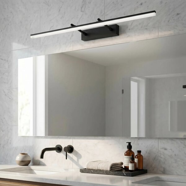 Toolight Koupelnové nástěnné LED osvětlení APP1880-1W 80cm černá