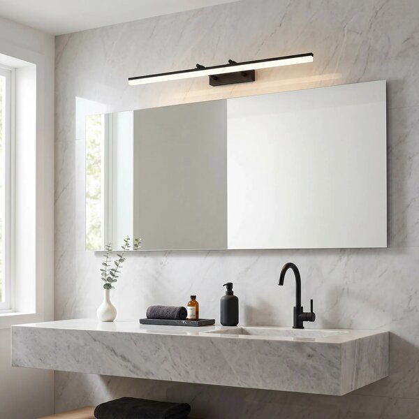 Toolight Koupelnové nástěnné LED osvětlení APP1880-1W 80cm černá