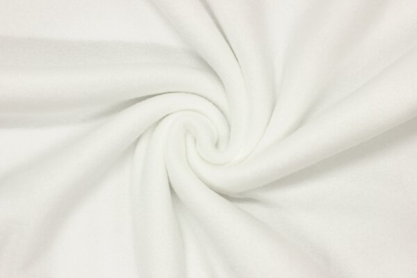 Polar fleece | Antipeeling - Perlově bílá | Ivory