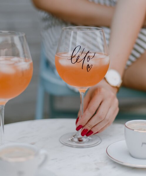 Sklenice na drink Léto ♥