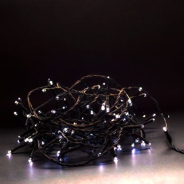 LED vánoční řetěz 24m, venkovní, teplé světlo, 240 LED, 3,6W prodloužení bez adaptéru
