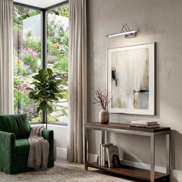 Toolight Koupelnové nástěnné LED osvětlení SWE016-1W 42cm chrom