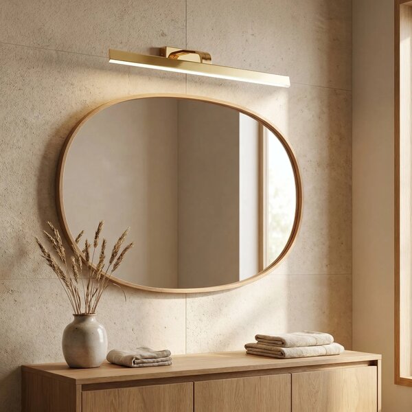 Toolight Koupelnové nástěnné LED osvětlení SWE006-1W 73cm zlatá