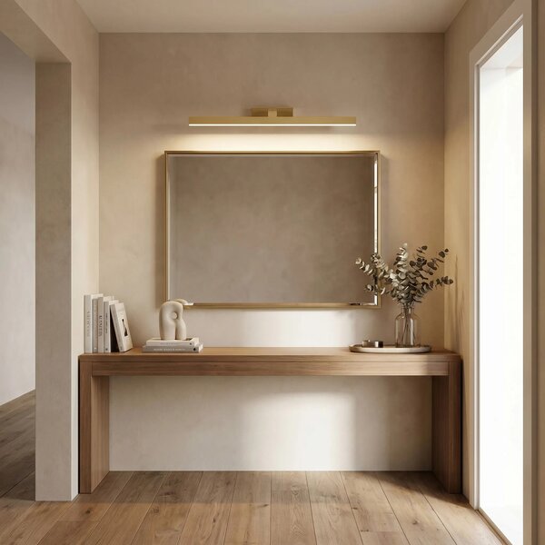 Toolight Koupelnové nástěnné LED osvětlení SWE006-1W 73cm zlatá