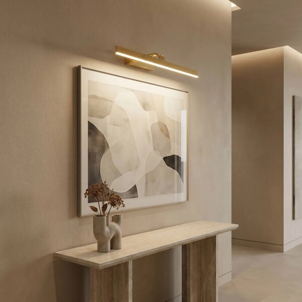 Toolight Koupelnové nástěnné LED osvětlení SWE006-1W 73cm zlatá