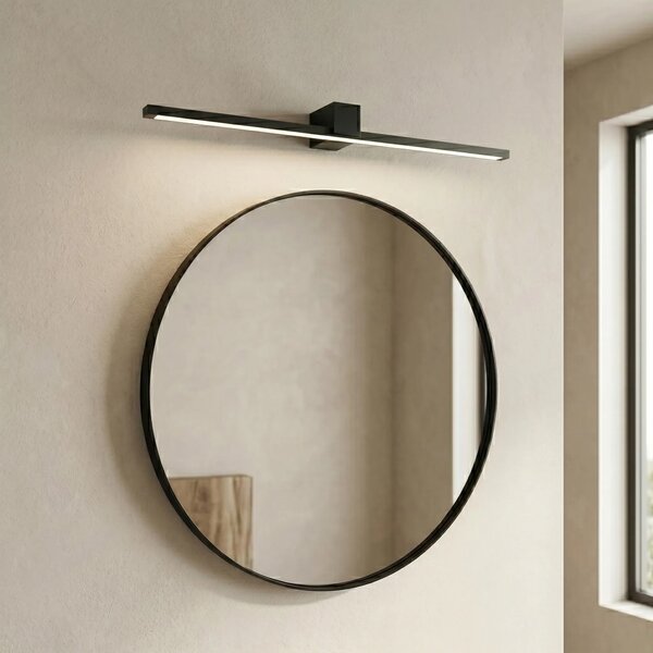 Toolight Koupelnové nástěnné LED osvětlení SWE051-1W 80 cm černá