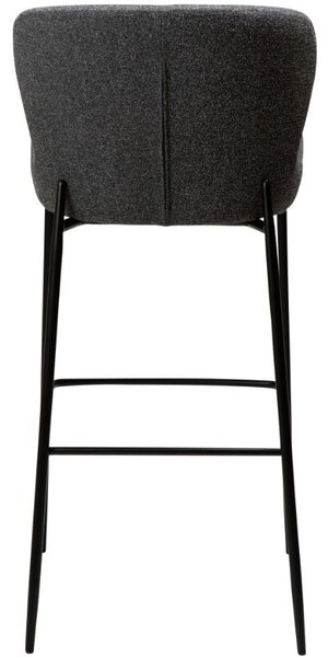 -25 % Dny MOMENTI– ​​​​​Dan-Form Šedá látková barová židle DAN-FORM Glam 78 cm