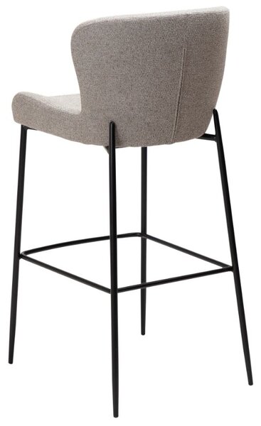 ​​​​​Dan-Form Béžová látková barová židle DAN-FORM Glam 78 cm