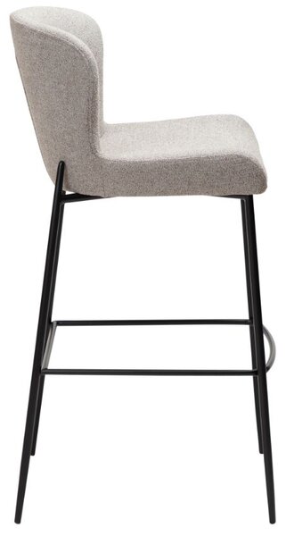 ​​​​​Dan-Form Béžová látková barová židle DAN-FORM Glam 78 cm