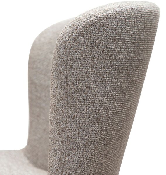 ​​​​​Dan-Form Béžová látková barová židle DAN-FORM Glam 78 cm