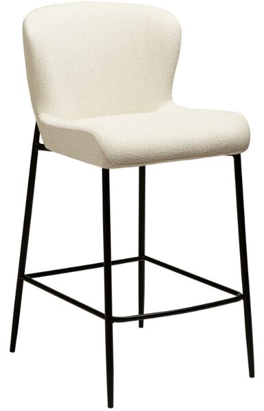 ​​​​​Dan-Form Bílá látková barová židle DAN-FORM Glam 67 cm
