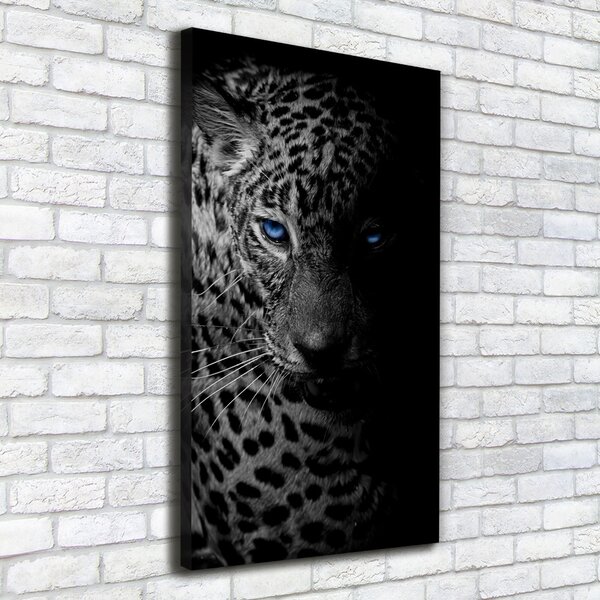 Vertikální Moderní obraz canvas na rámu Leopard ocv-89549218