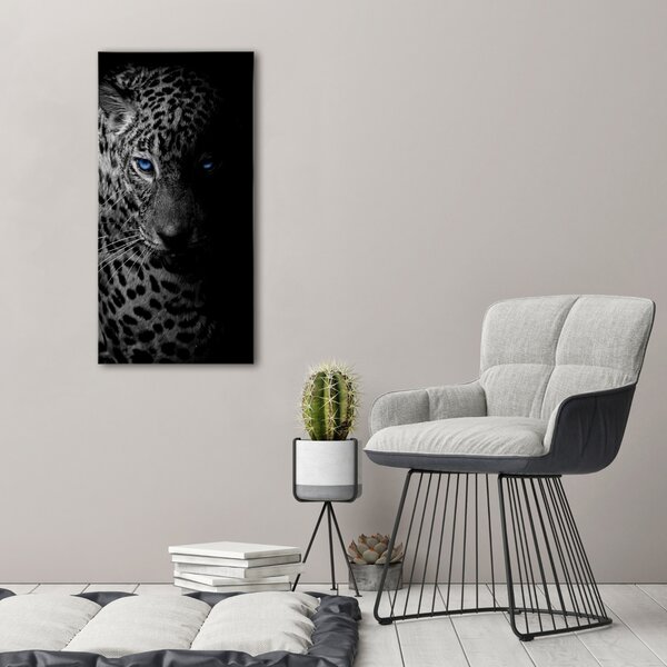 Vertikální Moderní obraz canvas na rámu Leopard ocv-89549218