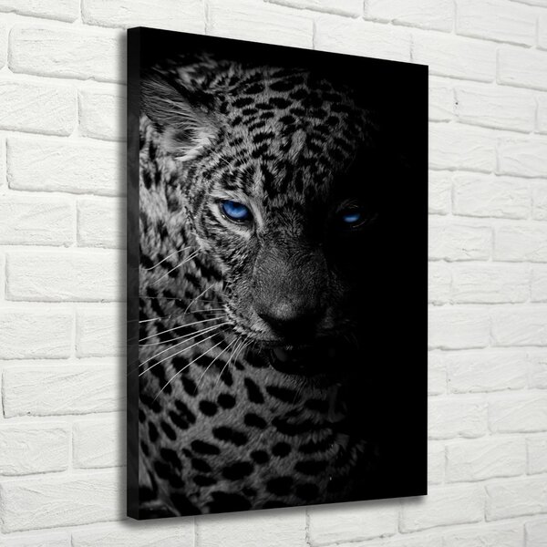 Vertikální Moderní obraz canvas na rámu Leopard ocv-89549218