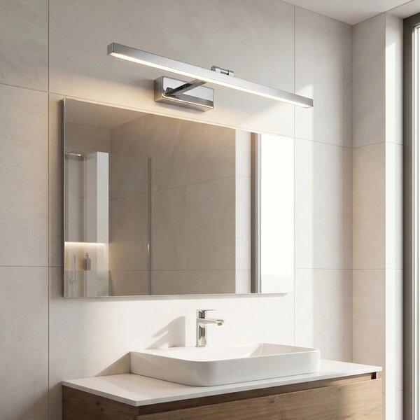 Toolight Koupelnové nástěnné LED osvětlení APP1859-1W 80 cm chrom