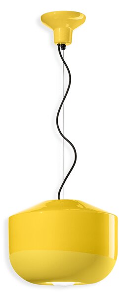 Ferroluce Závěsné svítidlo BELLOTA, ∅ 35 cm, 1xE27 Barva: Černá
