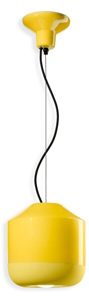 Ferroluce Závěsné svítidlo BELLOTA, ∅ 24 cm, 1xE27 Barva: Černá