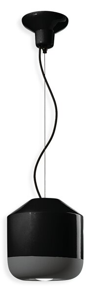 Ferroluce Závěsné svítidlo BELLOTA, ∅ 24 cm, 1xE27 Barva: Černá