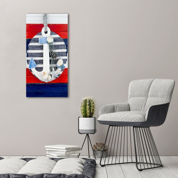 Vertikální Moderní obraz canvas na rámu Kotvice ocv-89871906