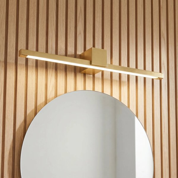 Toolight Koupelnové nástěnné LED osvětlení SWE044-1W 60cm zlatá