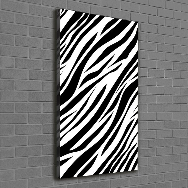 Vertikální Vertikální Foto obraz na plátně do obýváku Zebra pozadí ocv-89914611