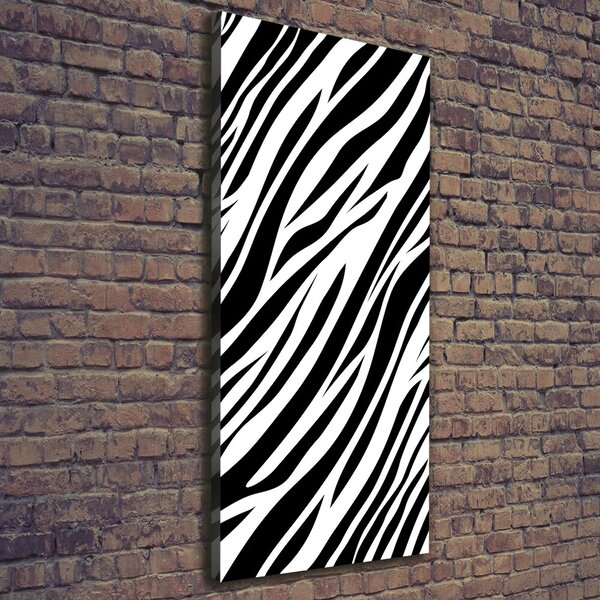 Vertikální Vertikální Foto obraz na plátně do obýváku Zebra pozadí ocv-89914611