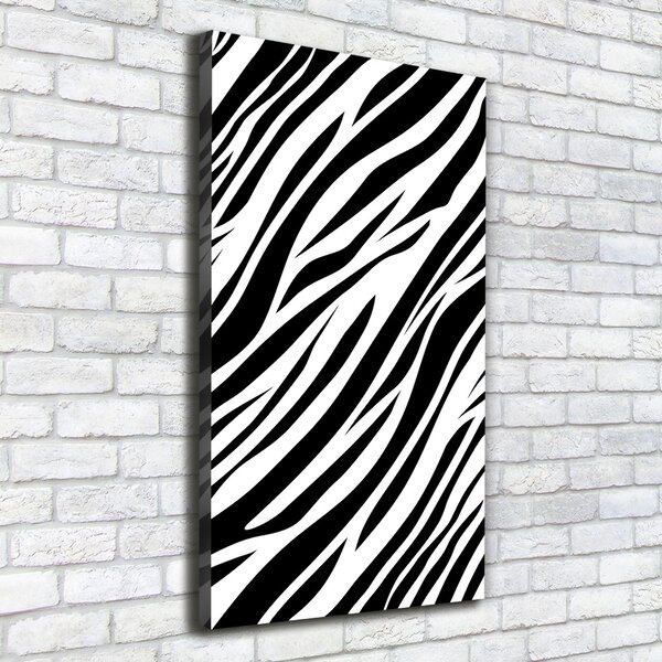 Vertikální Vertikální Foto obraz na plátně do obýváku Zebra pozadí ocv-89914611