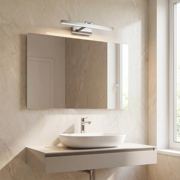 Toolight Koupelnové nástěnné LED osvětlení APP1857-1W 40cm chrom