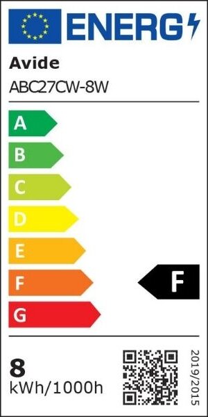 Prémiová LED žárovka svíčka E27 8W 830lm studená, ekv. 62W, 3 roky