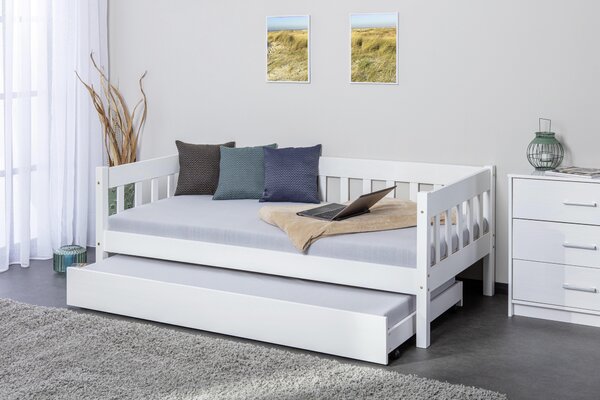 POSTEL, 90/200 cm, bílá Carryhome - Online Only dětské postele, Online Only