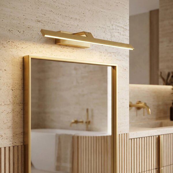 Toolight Koupelnové nástěnné LED osvětlení SWE004-1W 43cm zlatá
