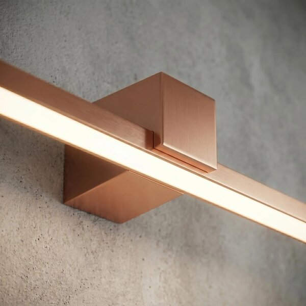 Toolight Koupelnové nástěnné LED osvětlení SWE054-1W 80 cm měď kartáčovaná
