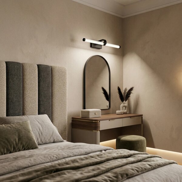 Toolight Koupelnové nástěnné LED osvětlení APP1887-1W 40cm černá