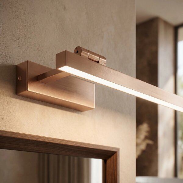 Toolight Koupelnové nástěnné LED osvětlení SWE038-1W 60cm kartáčovaná měď