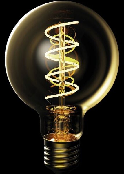 Prémiová designová retro LED žárovka E27 4,5W 400lm EXTRA TEPLÁ G80 ekv. 35W 3 roky