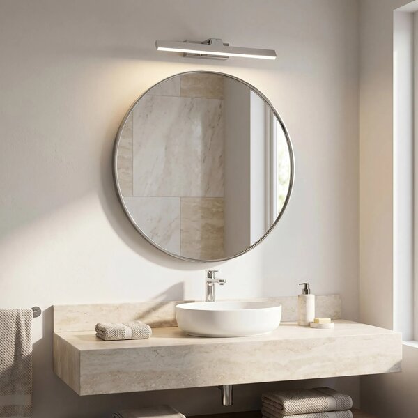 Toolight Koupelnové nástěnné LED osvětlení SWE001-1W 43cm chrom