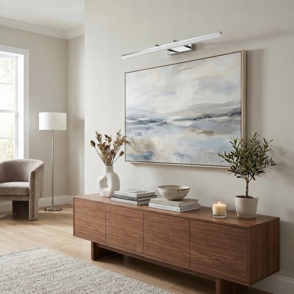 Toolight Koupelnové nástěnné LED osvětlení APP1871-1W 80cm chrom