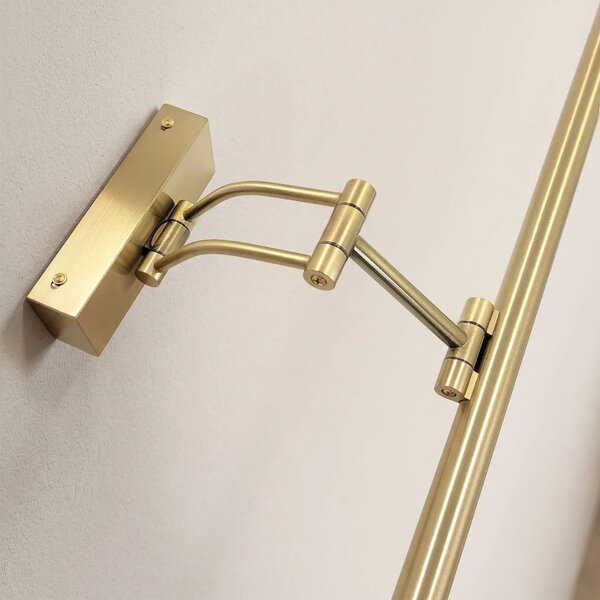 Toolight Koupelnové nástěnné LED osvětlení SWE022-1W 42cm kartáčovaná zlatá