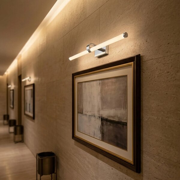 Toolight Koupelnové nástěnné LED osvětlení APP1882-1W 60cm chrom